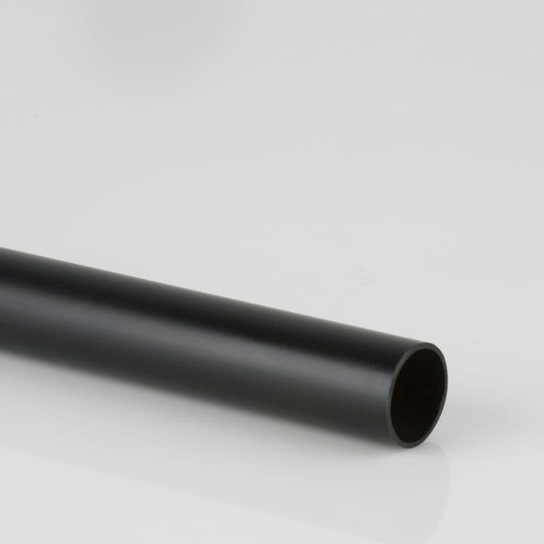 BRETT MARTIN 32mm x 3m Solvent Weld Wastepipe uPVC Black W1010B
