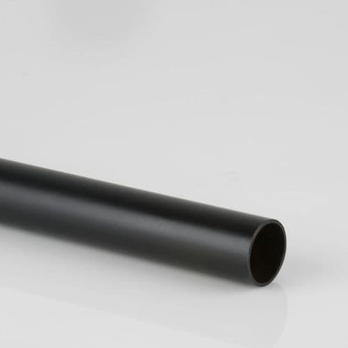 BRETT MARTIN 32mm x 3m Solvent Weld Wastepipe uPVC Black W1010B