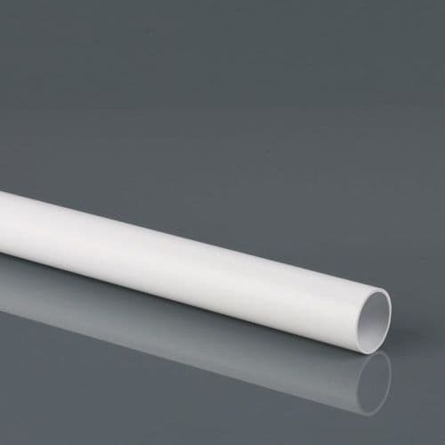 BRETT MARTIN 32mm x 3m Solvent Weld Wastepipe uPVC White W1010WP