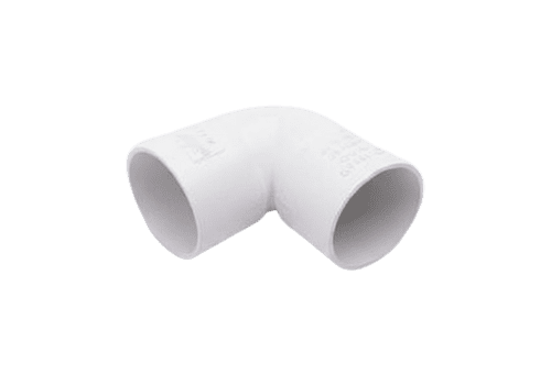 BRETT MARTIN 40mm Solvent Weld 90Deg Knuckle Bend uPVC White W2120WP