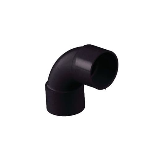 BRETT MARTIN 40mm Solvent Weld 92.5Deg Swept Bend uPVC Black W2140B