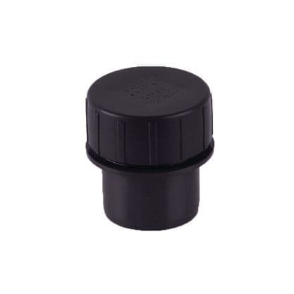 BRETT MARTIN 40mm Solvent Weld Access Plug uPVC Black W2190B