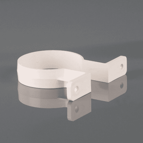 BRETT MARTIN 68mm Round Downpipe Bracket White BR207W