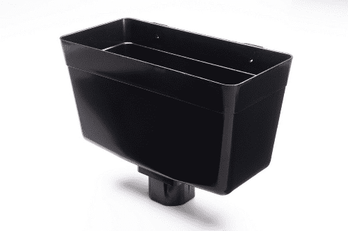 BRETT MARTIN 68mm Round Downpipe Rainwater Head Black BR311B