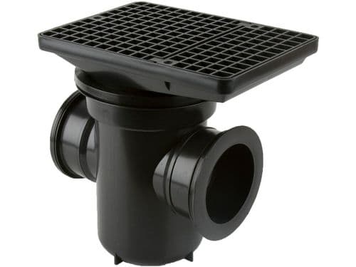 BRETT MARTIN BI Bottle Gully 90Deg Outlet Rectangle Grid B1002