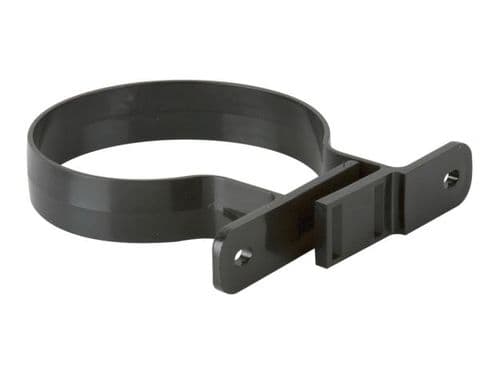 BRETT MARTIN Pushfit 110mm Soil Pipe Bracket Black BS407B
