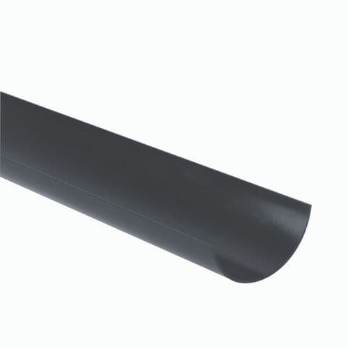 BRETT MARTIN Roundstyle 112mm x 2m Gutter Black BR041B