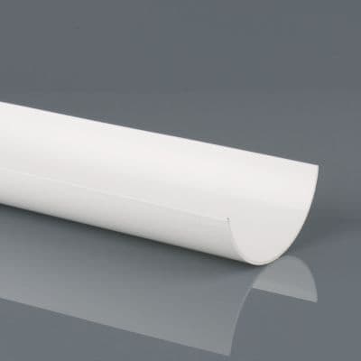 BRETT MARTIN Roundstyle 112mm x 4m Gutter White BR042W