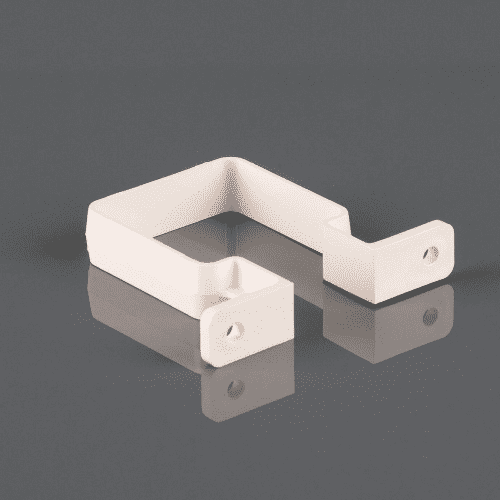 BRETT MARTIN Squarestyle 65mm P/E Downpipe Bracket White BR507W