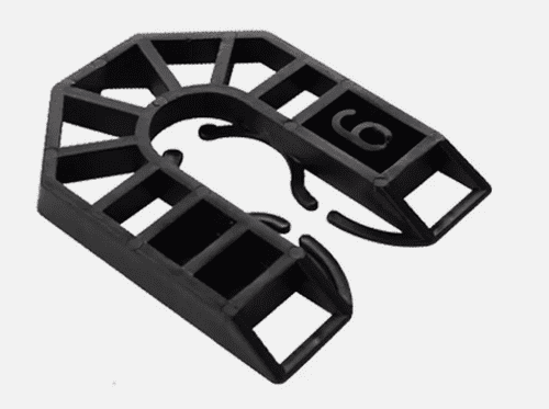 BROADFIX 6mm Small Backpackers 55x43mm Black (Pk 200) SM6B