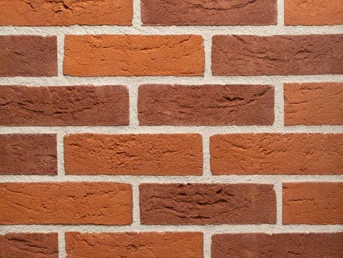 CAMTECH Orange/Red Handmade Brick 65mm