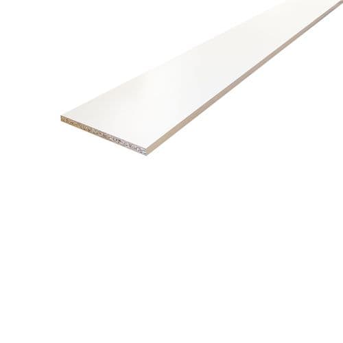 CHESHIRE Melamine Shelving Board 15x381x2440mm White MEL11