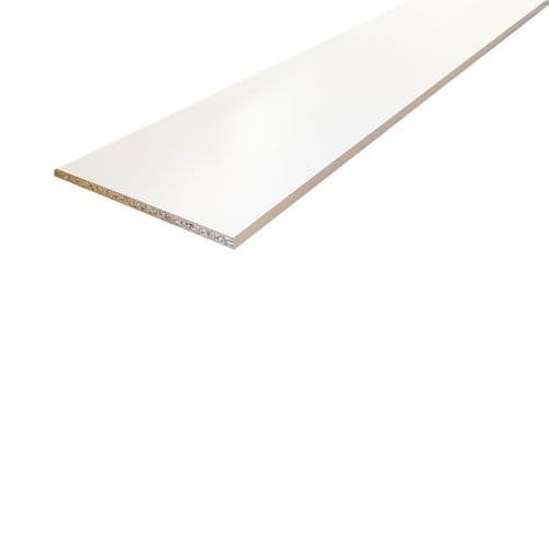 CHESHIRE Melamine Shelving Board 15x610x2440mm White MEL14