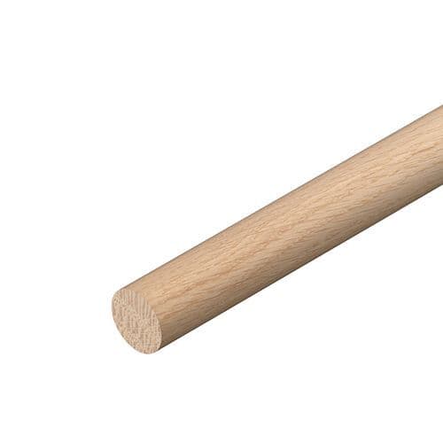 CHESHIRE Oak Dowel 18mm 2.4M (Q) FSC OM032