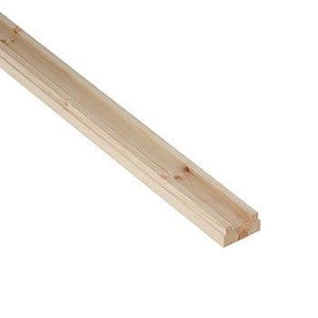 CHESHIRE Pine 2.4M 32mm Baserail PEFC BR2.432P