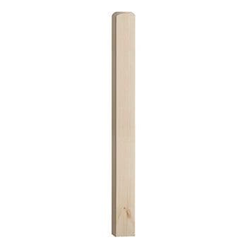 CHESHIRE Pine 90x615mm Newel Base CMB615P