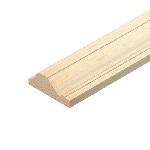 CHESHIRE Pine Cover Mould 33x12mm 2.4M (J) PEFC TM562