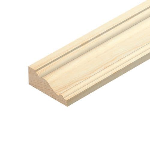 CHESHIRE Pine Panel Moulding 28x9mm 2.4M (G) PEFC TM775