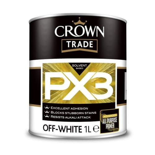 CROWN TRADE All Purpose Primer PX3 Off White 1L 5048895