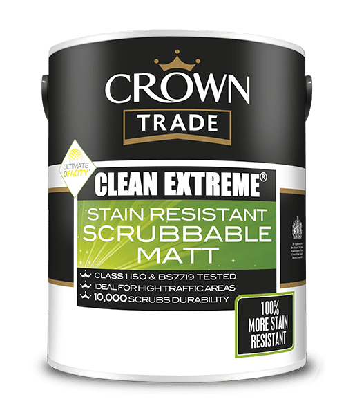 CROWN TRADE Clean Extreme Scrubbable Matt Magnolia 5L 5061839