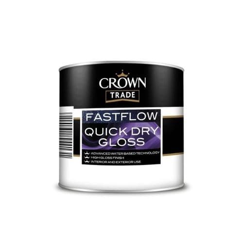 CROWN TRADE Fastflow Quick Dry Gloss White 1L 5090802