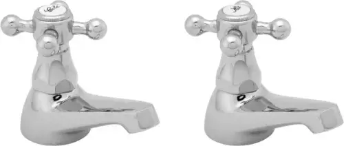 DEVA Tudor Basin Taps Chrome TUD01
