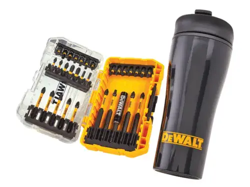 DeWALT 32 Piece FlexTorq Bit Set & Travel Mug XMS25MUGSET
