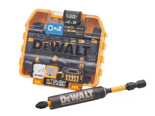 DeWALT PZ2 Screwdriver Bit Pack + FOC  Bit Holder XMS25TICTAC 