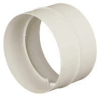 DOMUS 100mm Rigid Duct Straight Connector 40493