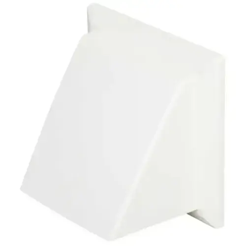 DOMUS Prepack 125mm Cowl/Damper Round Spigot White 55902W