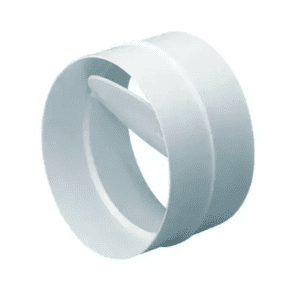DOMUS Prepack 125mm Round Pipe Connector/Damper 50594