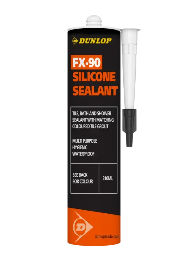 DUNLOP FX-90 Silicone Sealant 310ml Jasmine Cream 25936