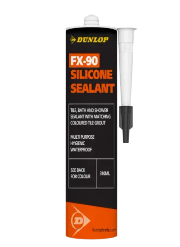 DUNLOP FX-90 Silicone Sealant 310ml Liquorice Black 25942
