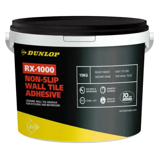 DUNLOP RX-1000 15kg Non-Slip Wall Tile Adhesive 32322
