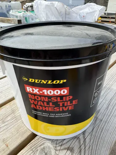 DUNLOP RX-1000 5kg Non-Slip Wall Tile Adhesive 32321