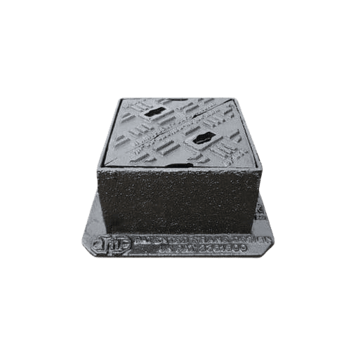 EJ 150mmX150mm Iron Tri-Angle Grade A Surface Box B2D