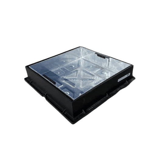 EJ 300mm DIA Block Pavior Manhole Cover (Sq to round) R2-300P-SLK