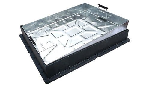 EJ 600x450mm 10T GLVW R/C Block Pavior Manhole Cover DR6045P-SLK