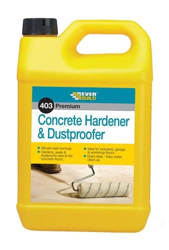 EVERBUILD 403 Concrete Hardener & Dustproofer 5L CHD5L
