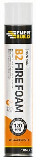 EVERBUILD B2 Handheld Fire Foam 750ml B2FIREHAND