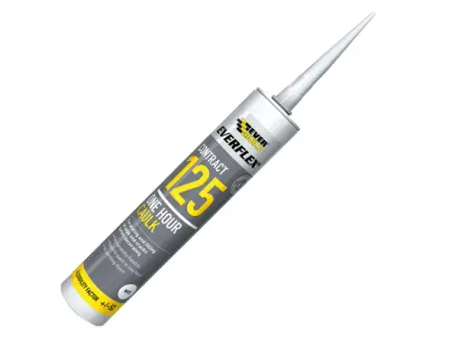 EVERBUILD Everflex Contract 125 One Hour Caulk White 300ml 125C3
