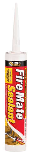 EVERBUILD Everflex Fire Mate Intumescent Sealant 295ml White FIRE