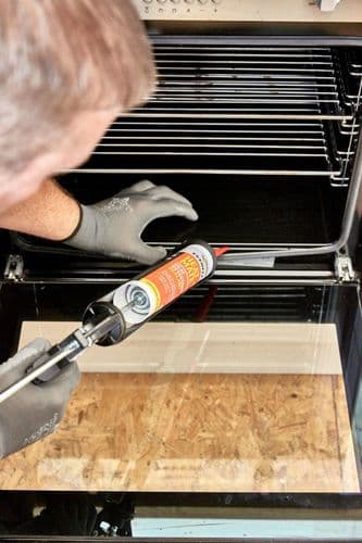 EVERBUILD Everflex Heat Mate Heat Resistant Sealant Black 295ml HTSBK