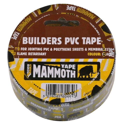 EVERBUILD Mammoth Builders PVC Tape 75mmx33M 2BUILDBK75