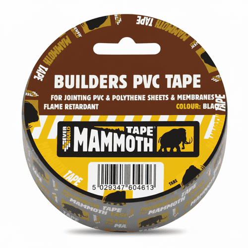 EVERBUILD Mammoth Builders PVC Tape 75mmx33M 2BUILDBK75