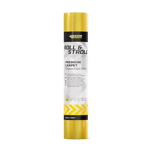 EVERBUILD Roll & Stroll Premium Carpet Protector 600mmx25M ROLL20