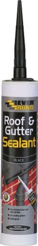 EVERBUILD Roof & Gutter Sealant Black 295ml ROOF