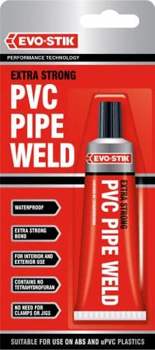 EVO-STIK PVC Pipe Weld Waterproof Bonding Adhesive 50ml 30814647