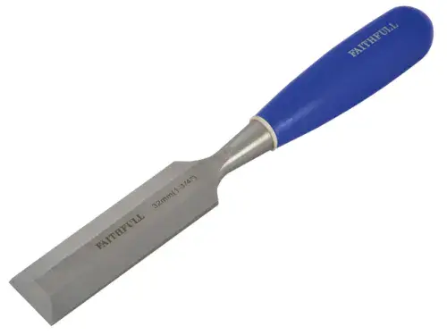 FAITHFULL 1 1/4" (32mm) Bevel Edge Chisel B/Grip FAIWCB114