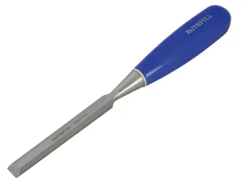 FAITHFULL 3/8" (10mm) Bevel Edge Chisel Blue Grip FAIWCB38